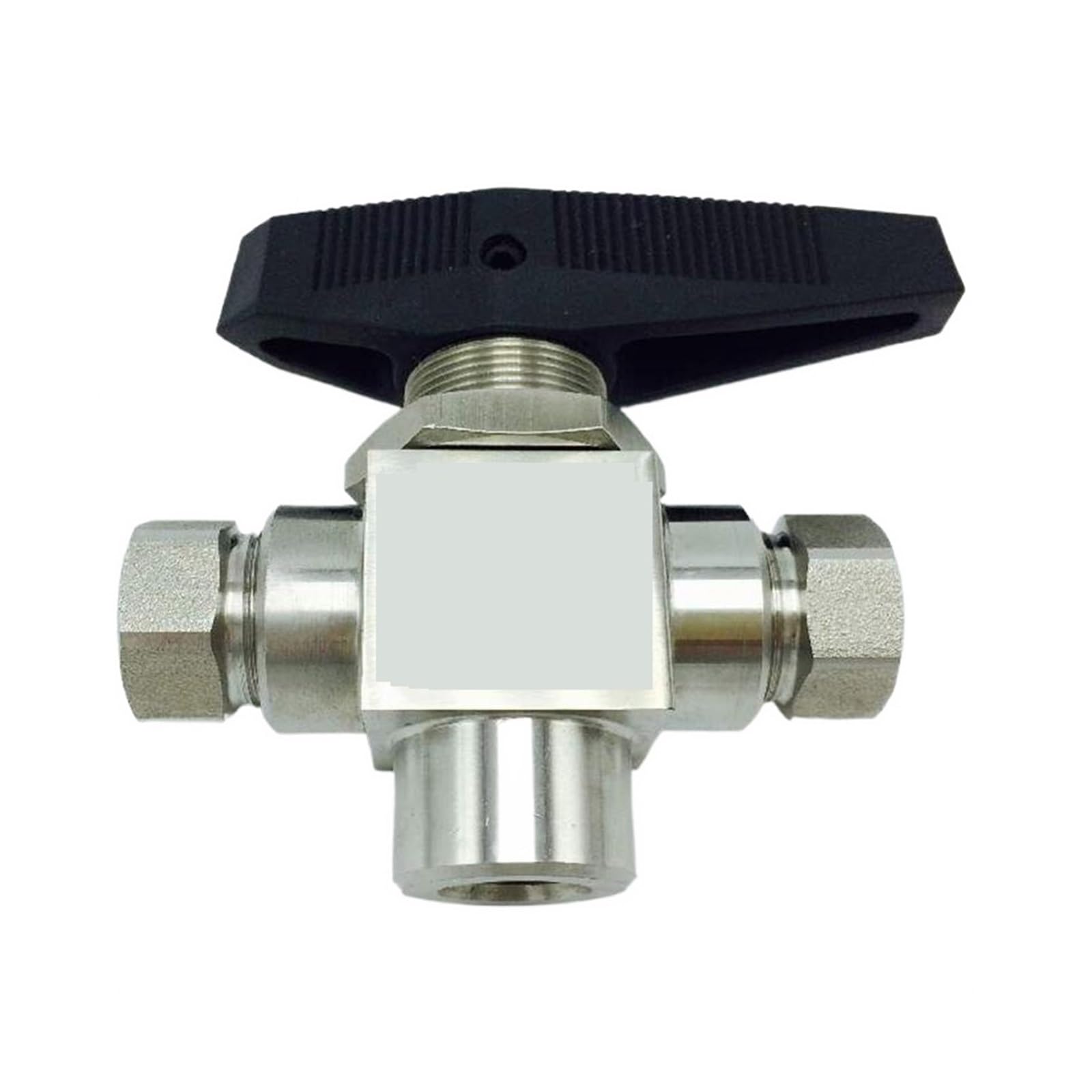 Vanne à Sphère, Vanne à Boisseau sphérique Acier Inoxydable 316L 1/4" Femelle 3 (Trois) Voies vanne à Boisseau sphérique for Distributeur