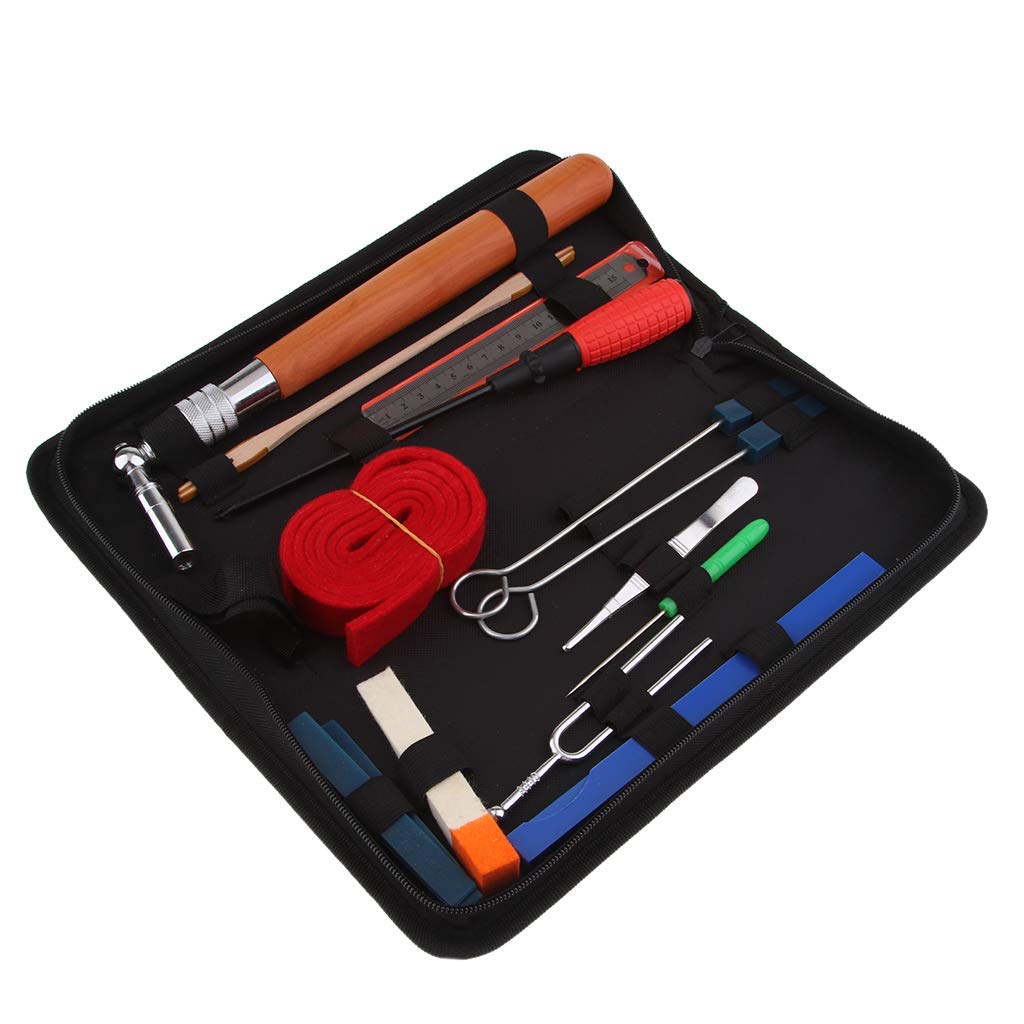 14 pezzi professionale pianoforte accordatore chiave Tuning strumento accessori