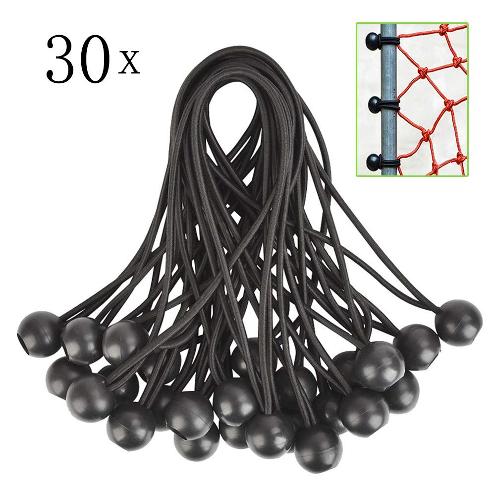 40 Corde Elastiche Con Sfere + 100 Fascette - Per Teloni, Campeggio E Fai Da Te - Foto 11