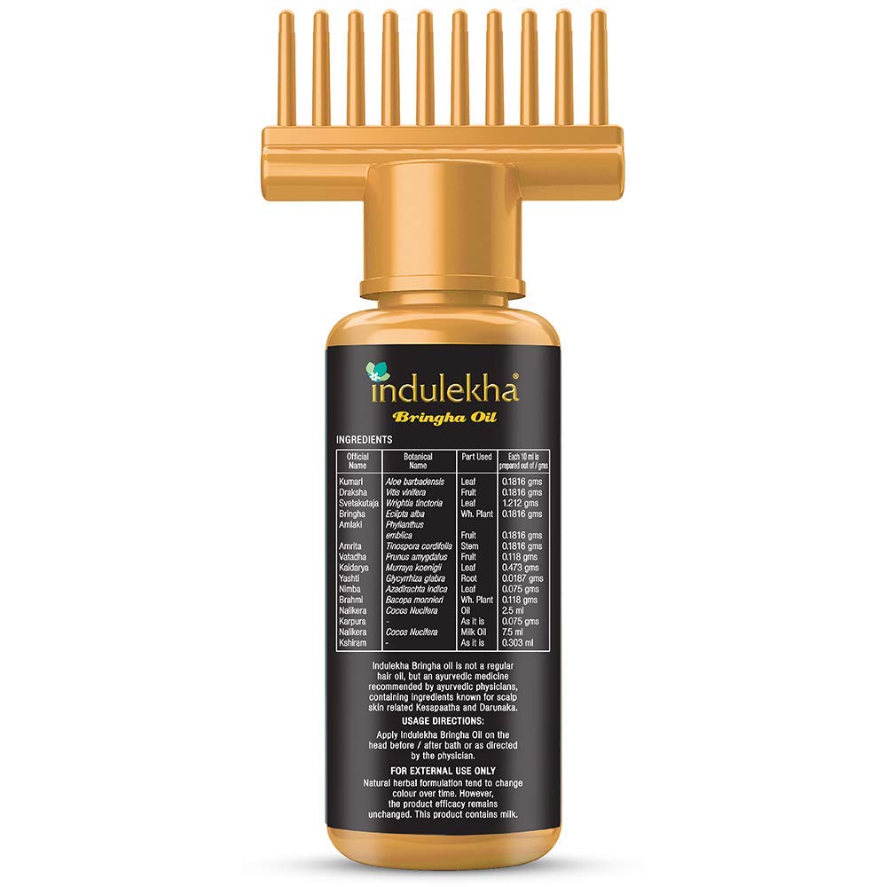 Indulekha Bringha Hair Oil Selfie Bottle, 100Ml