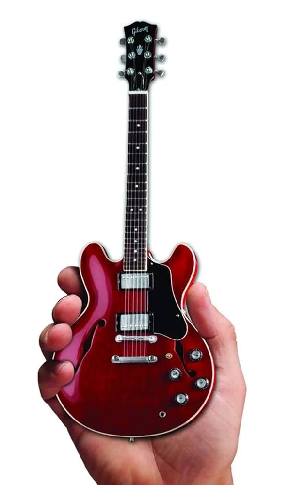 ギブソンES-335 Faded Cherry AXE HEAVEN GG320 Gibson ES-335 Faded Cherry 1:4 Scale Mini Guitar Model – AXE