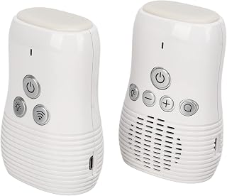 Audio Baby Monitor, Two Way Talk, High Sensitivity Microphone and Speaker, Rechargable Baby Care Monitor with Night Light