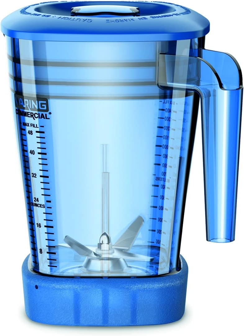 Waring 64-oz. Copolyester Container Complete for MX Series Blenders, Blue