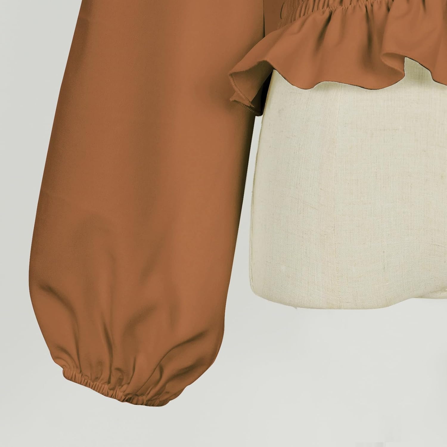 Oiefeen Womens Renaissance Peasant Blouse Off Shoulder Long Sleeve Tops - Image 6