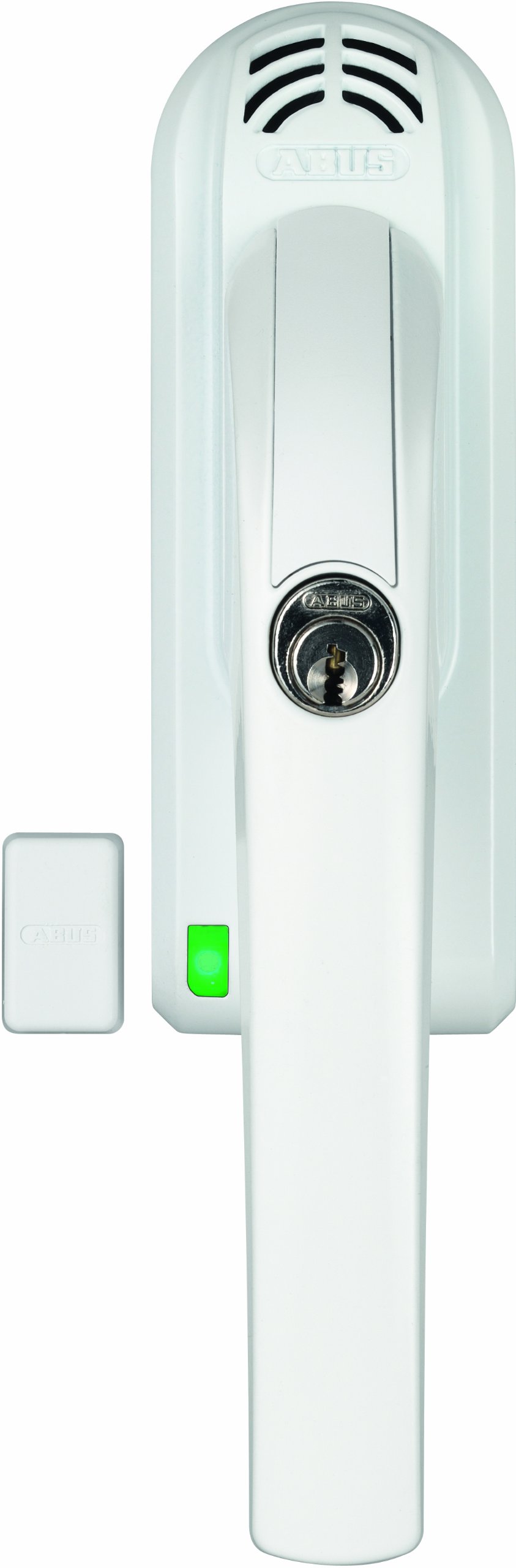 ABUS Fenstergriff abschließbar FG300A für DIN-rechts Fenster, gleichschließend, weiß, 56799