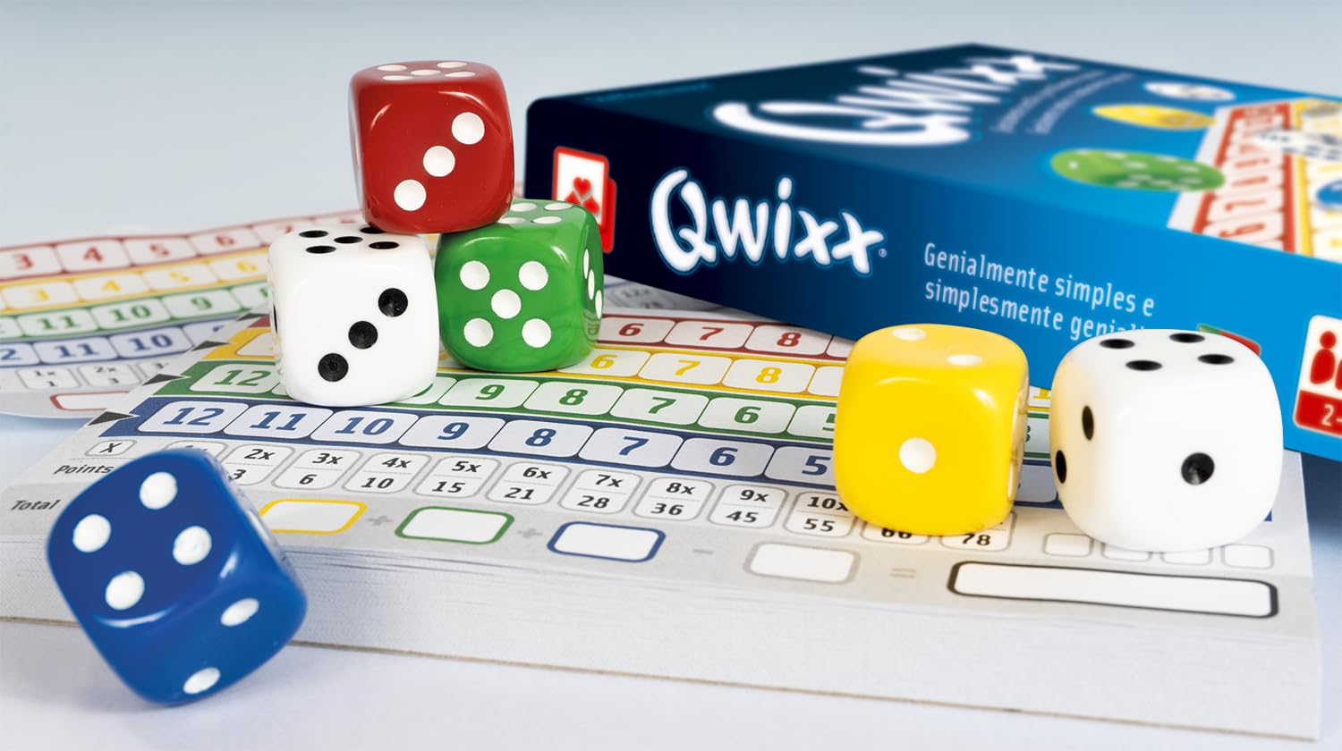 NSV QWIXX. Gioco di dadi e strategia mentale. Edizione spagnola.