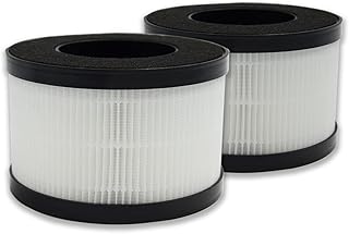 PUREBURG True HEPA Filters Compatible with HIMOX AP01 H01 Air Purifier,H13 3-Stage Filtration Replacement Activated carbon 2-IN-1 Air Clean Dust VOCs,2-Pack