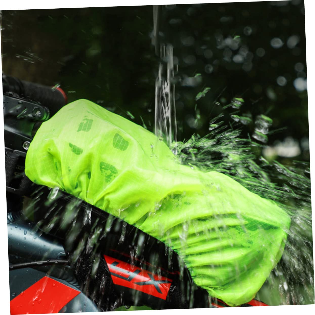 TOYANDONA Cubierta Bolsas De Bicicleta Compatible con Mayoría Bolsas De Manillar Protección contra Lluvia Y Polvo Ciclistas