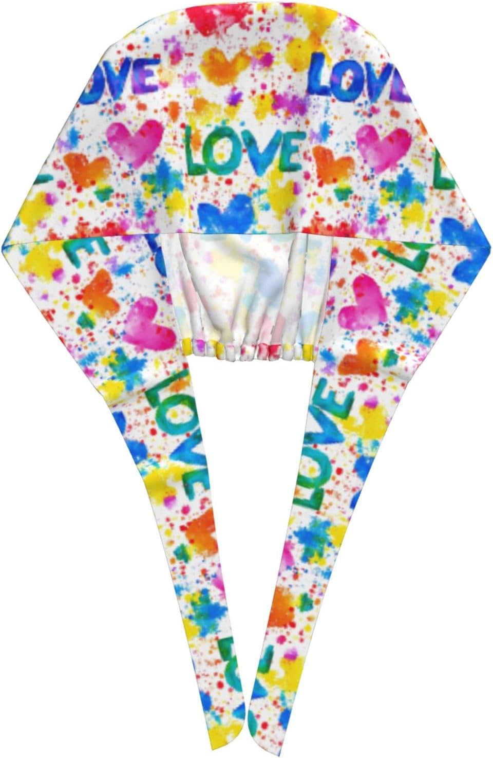 Working Cap Scrub Cap with Sweatband Adjustable Unisex Tie Back Hat for Cleaning Farm Nursing - Image 3