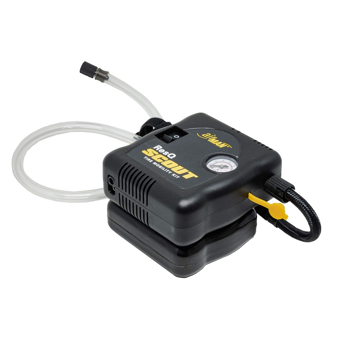 AirMan Pompe de gonflage compacte adaptée aux motocycles (ResQ Scout)