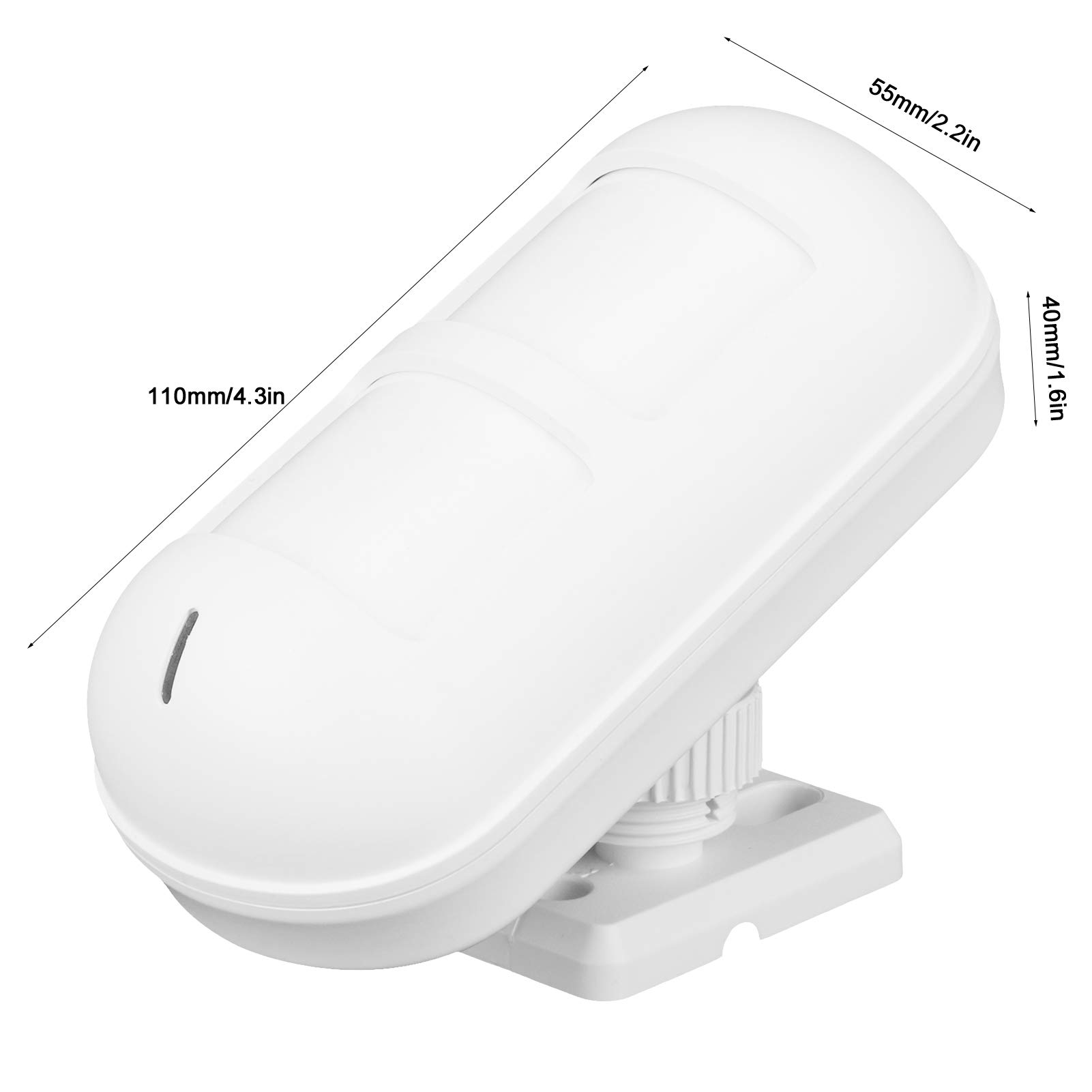 Miskall Pet?Immune PIR Passive Infrared Motion Detector Dual Probe for Home Security Systems