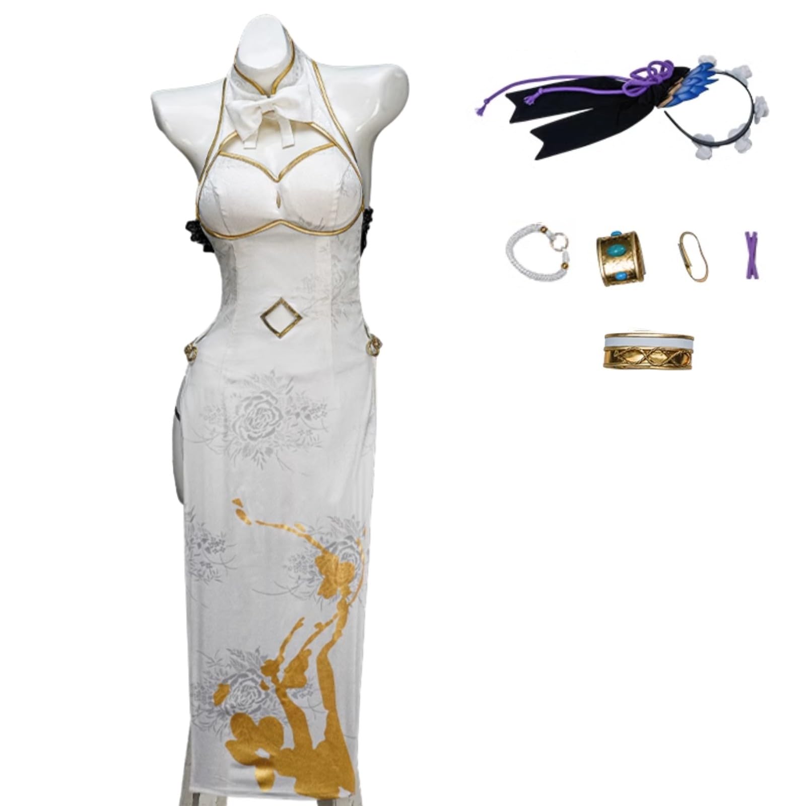 Amazon.co.jp: CHIASA ラム コスプレ衣装セット チャイナ服 中華風