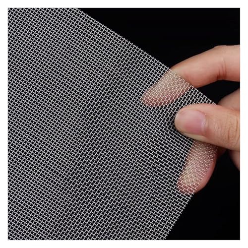 DTVEW Malla de Alambre Acero Inoxidable 304 5-500 Placa Tamiz Tejida 3.3x3.3ft/1x1m para Filtrado, Rejilla Metálica(500 Mesh 21Micron)