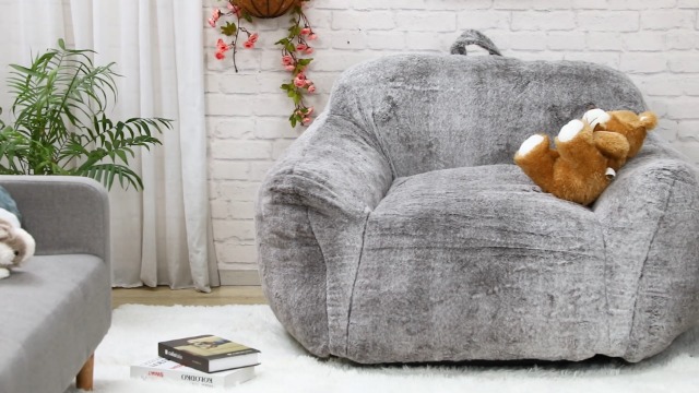 Amazon.com: HollyHOME Giant Bean Bag Sofa Chair, High-Density