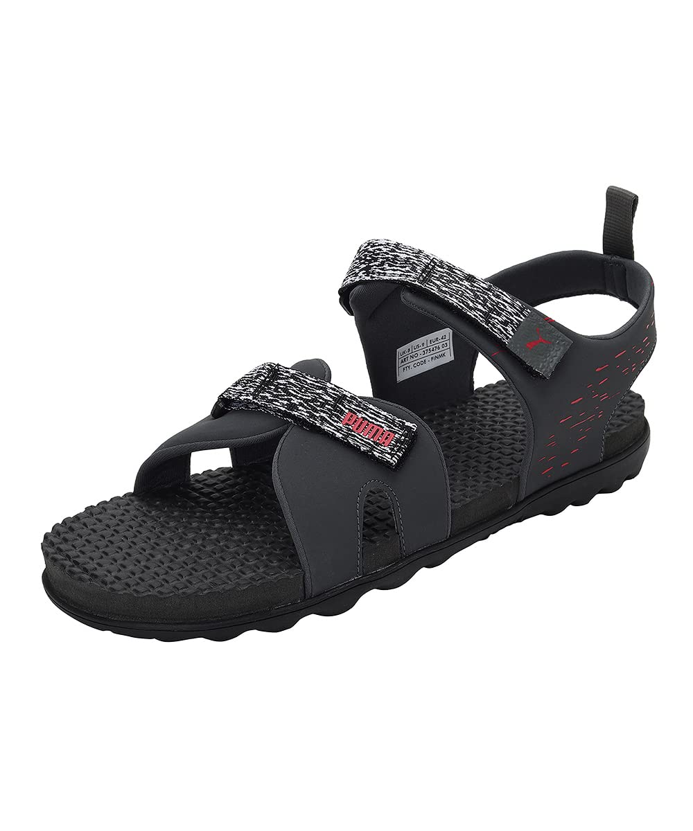 Puma Mens Street Walk Dark Shadow-High Risk Red Sandal-6 Kids UK (37547603) (B084CJ7JJS) Amazon Price History, Amazon Price Tracker