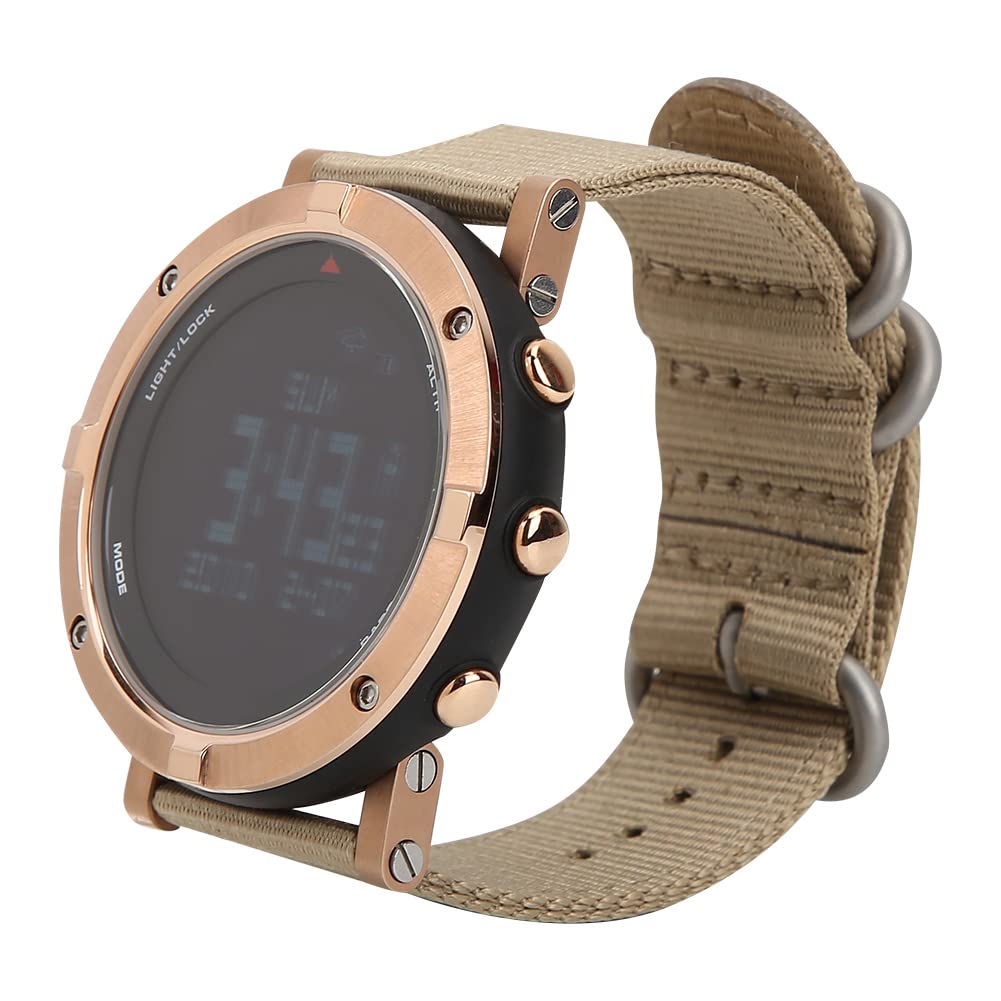 Orologio da Polso Digitale Unisex con frequenza cardiaca, altimetro e barometro
