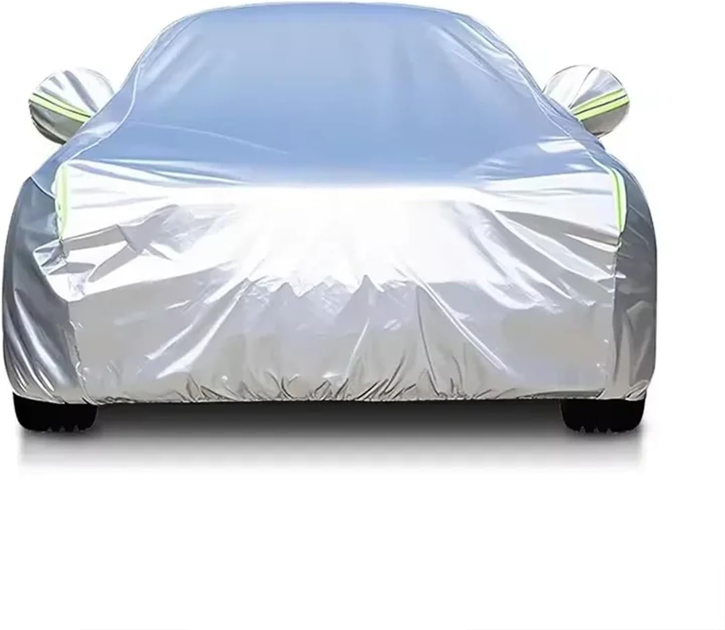 rorweinooye 6-Layer Waterproof All-Weather Car Cover for Sedans 184-196in - UV Rain Sun Protection, Zipper Access, Windproof