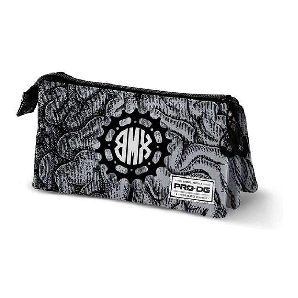PRODG Think-Estuche Portatodo Triple HS, Gris, 23 x 11 cm