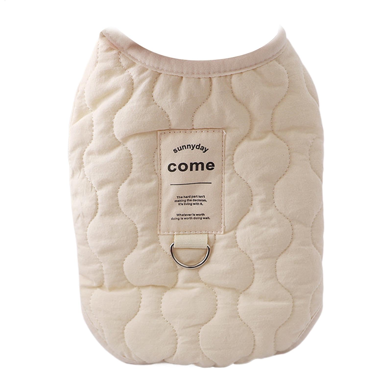 Dog Winter Jacket - Dog Jacket Waterproof | Cold Weather Pet Apparel| Waterproof Dog Coat Warm Coats & Jackets For Dogs | Small Dog Vest With Built In Harness Hole | Cozy Snow Vest For Small