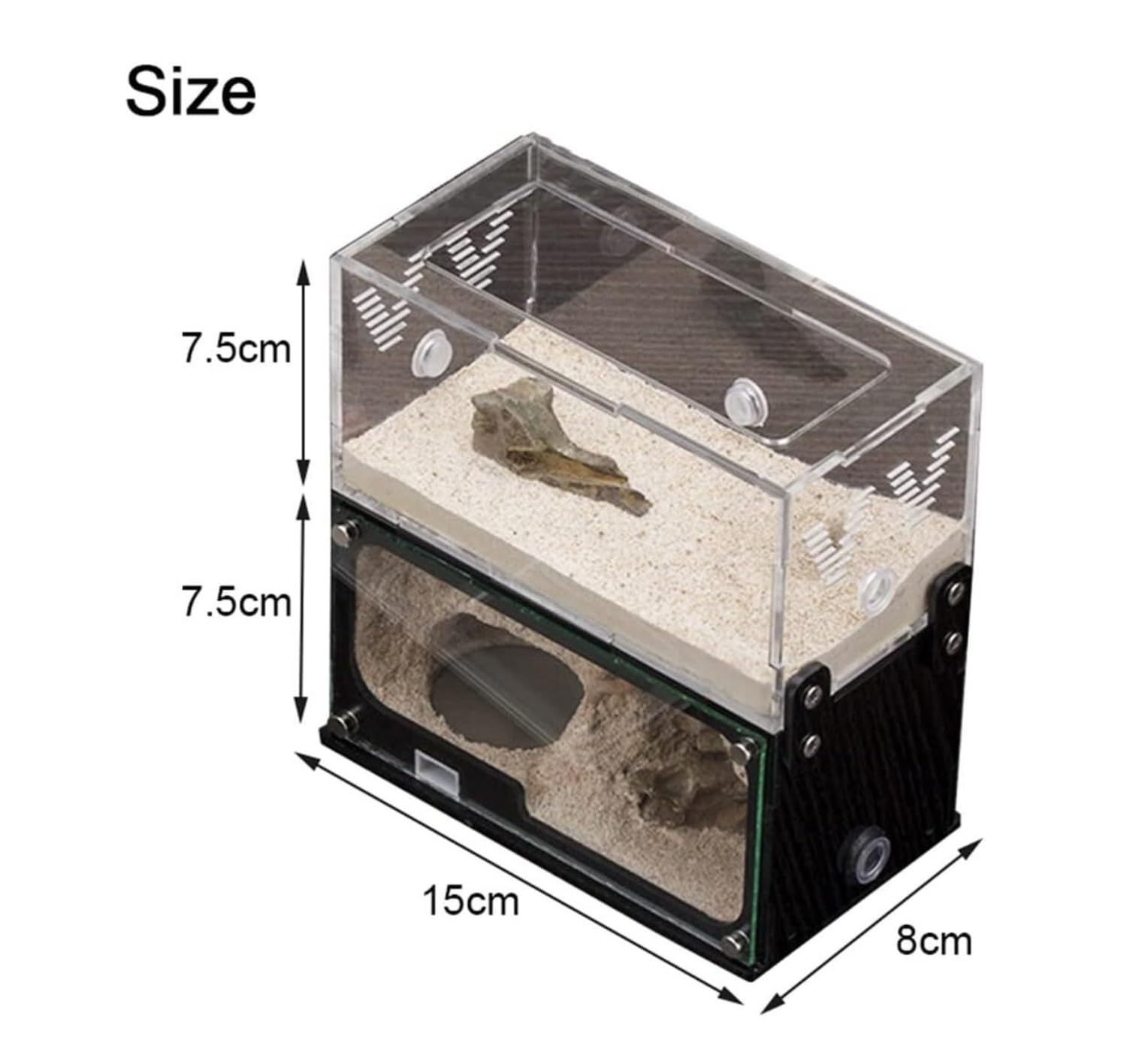 Ant Farm Espansione Formica Nido Idratare Formicarium Box Laboratorio Educativo Acrilico Insetto Villa Formiche Casa Castello