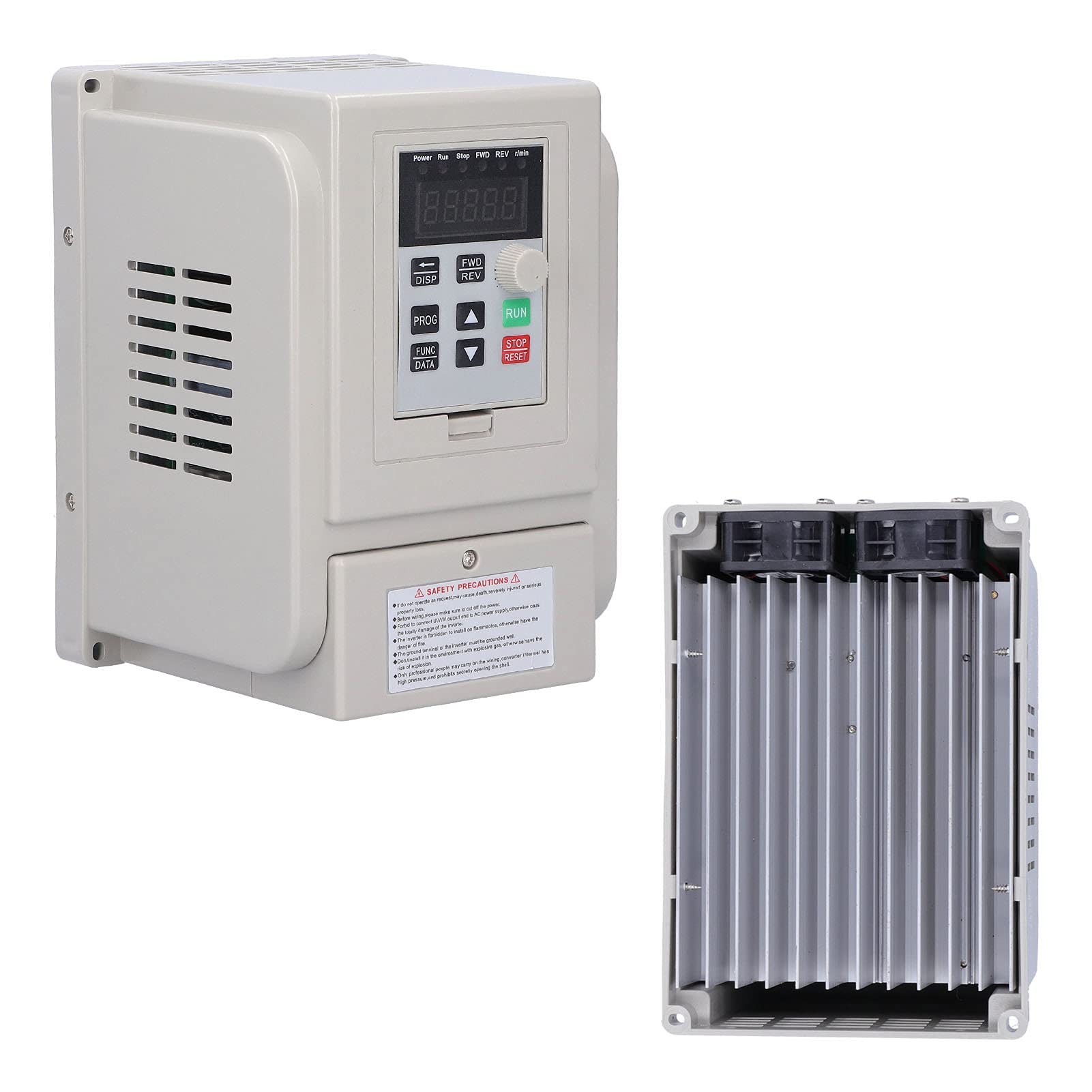 Inversor de Frecuencia Variable VFD de 2,2 KW, Entrada Monofásica de 110 V, Salida Trifásica de 220 V, Variador de Frecuencia para Control de Velocidad del Motor del Husillo