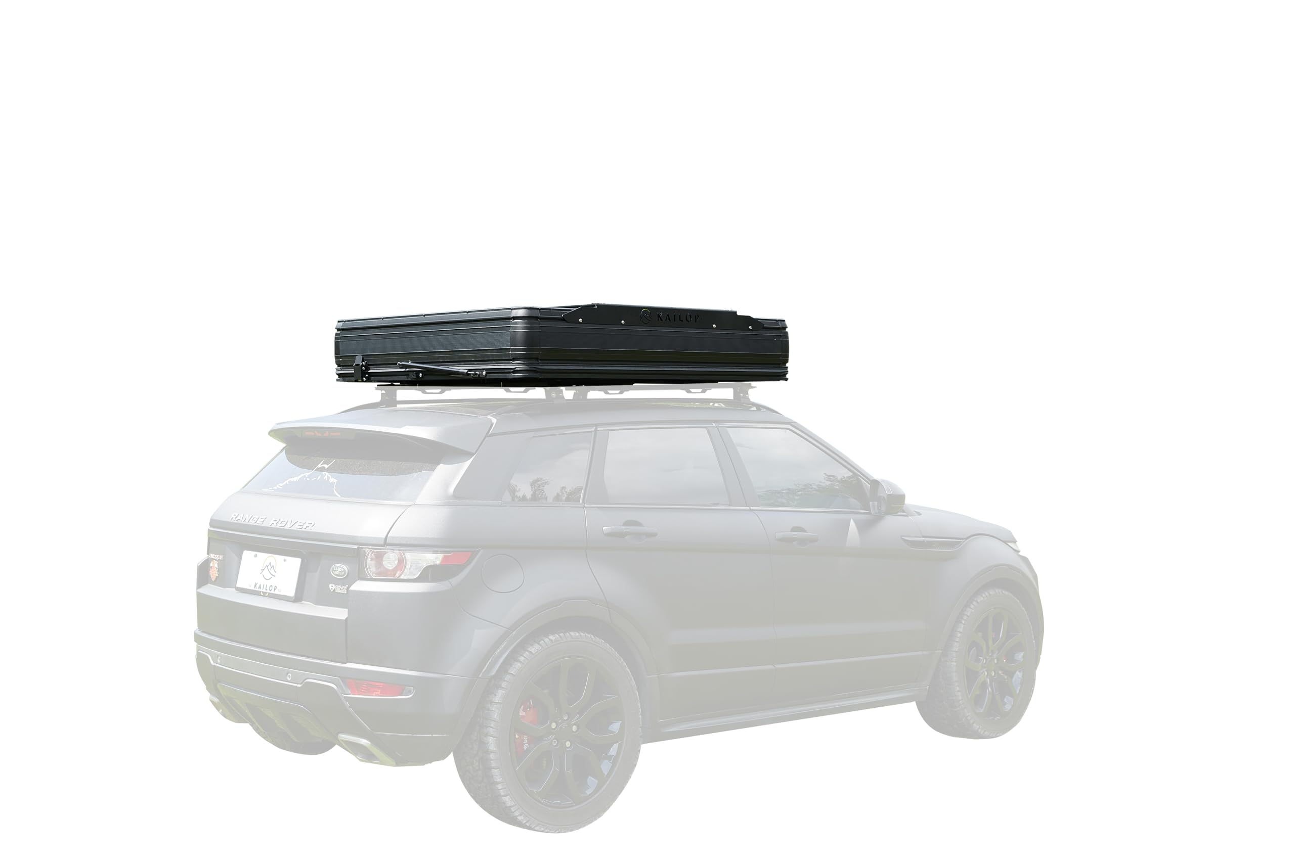 Tente de Toit à Coque Dure KAILOP KOP 2.0, auvent Ripstop 200 g, fenêtres en Maille 125 g, poteaux hydrauliques à air Allemand, PU5000+ imperméable, Protection Solaire UV50+, Taille Ouverte 215 x 133