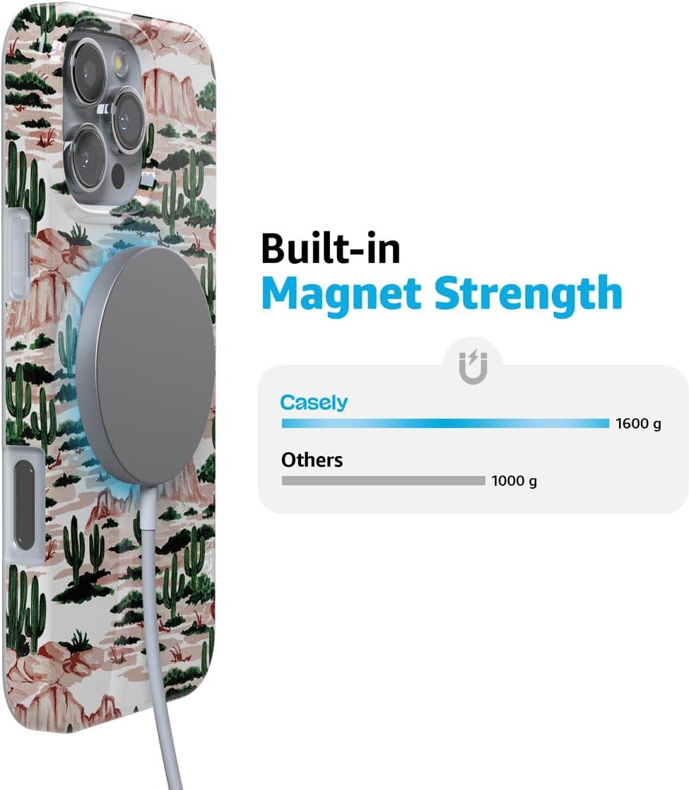 Casely iPhone 16 Pro Case | Gold Rush | Desert | Compatible with MagSafe | Classic Ultra Slim Design