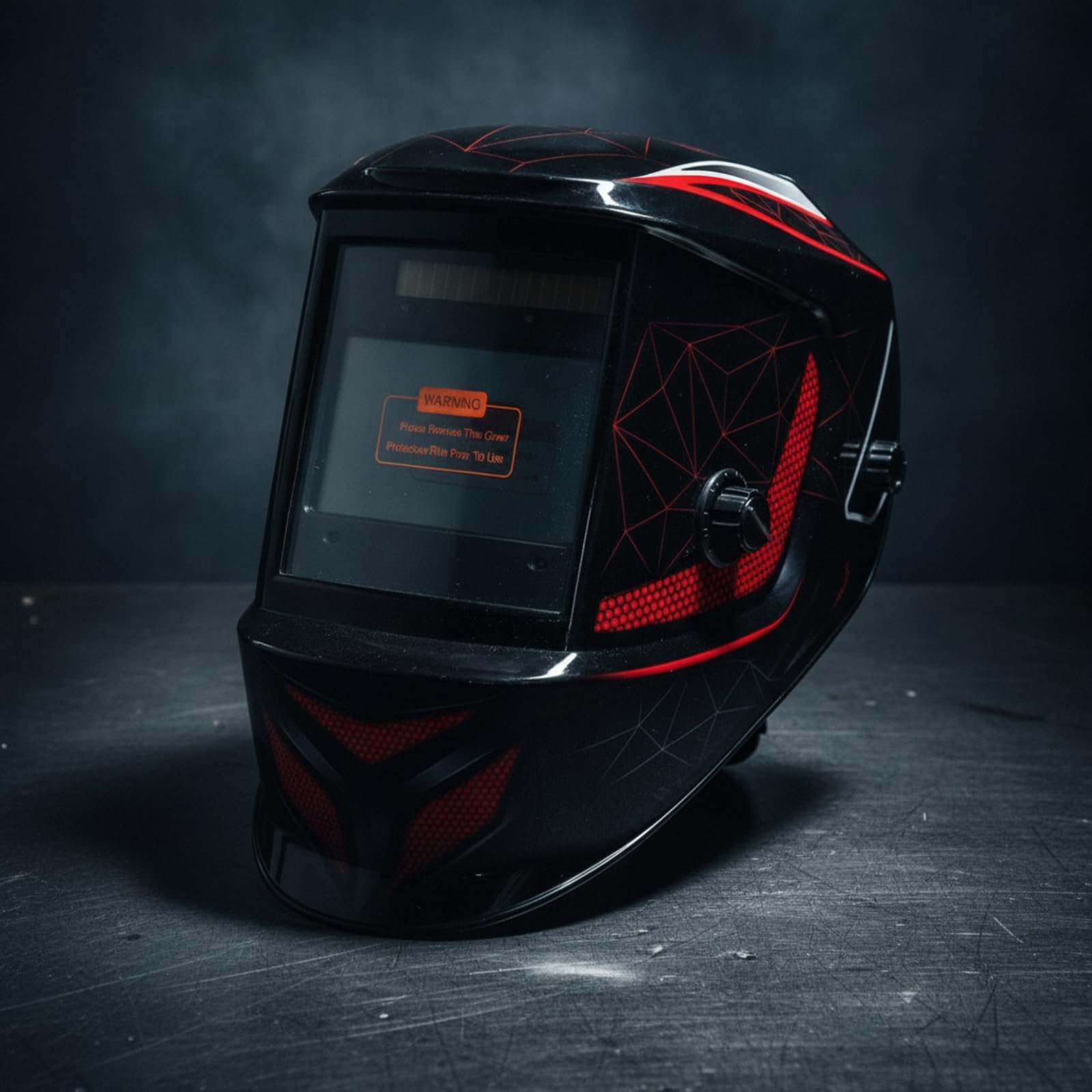 Protector Facial Soldar con Oscurecimiento Automático Profesional Casco Soldadura Fotosensible Ajustable Pantalla para Aficionados Al Bricolaje