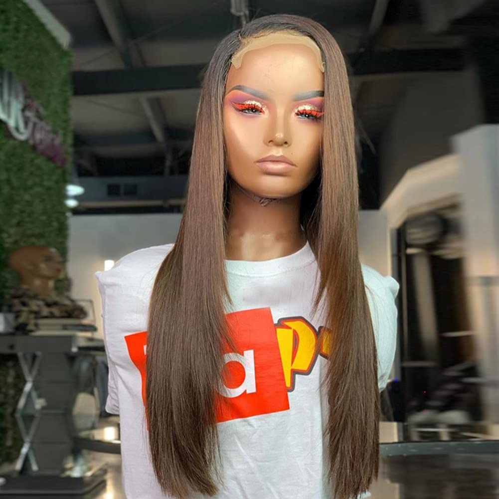 Amazon.com : Lace Closure Wigs Remy Human Hair Silky 