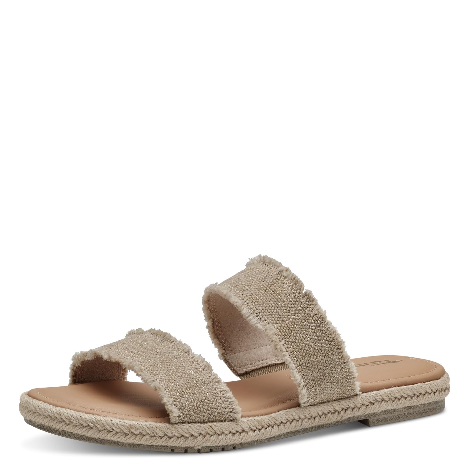 Tamaris Damen 1-27130-42, Flat Sandal, Beige,