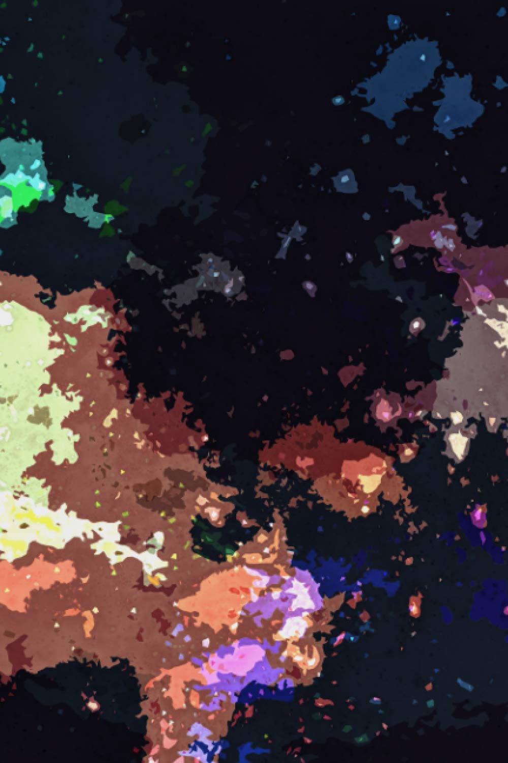 Green Flame Creature Abstract: Green Fire Journal For Lovers of Abstract Designs, 120 Pages 6 x 9 inches Creature in Space Lined Notebook (Space Explosion)