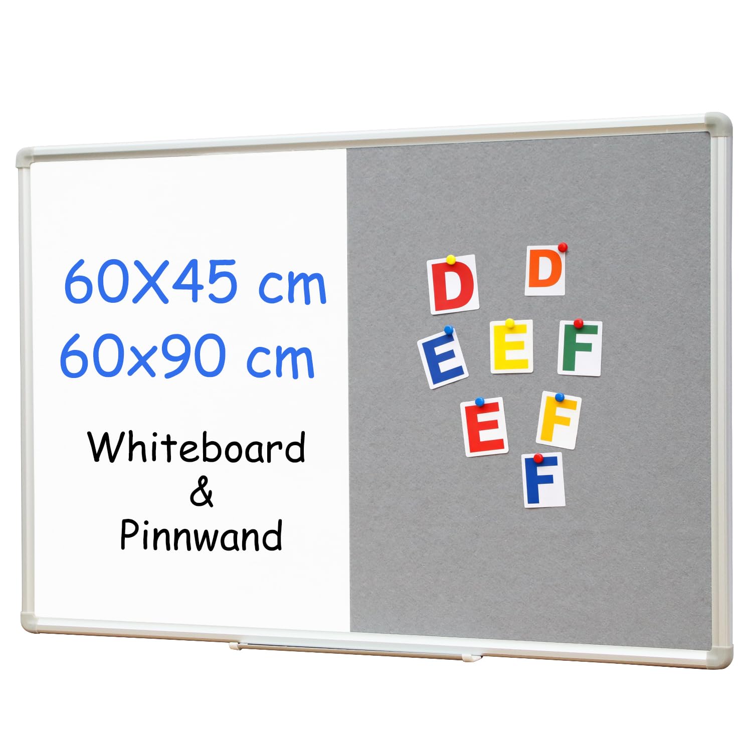 DEVELOP Magnetisches Whiteboard 60x90 cm mit Aluminiumrahmen