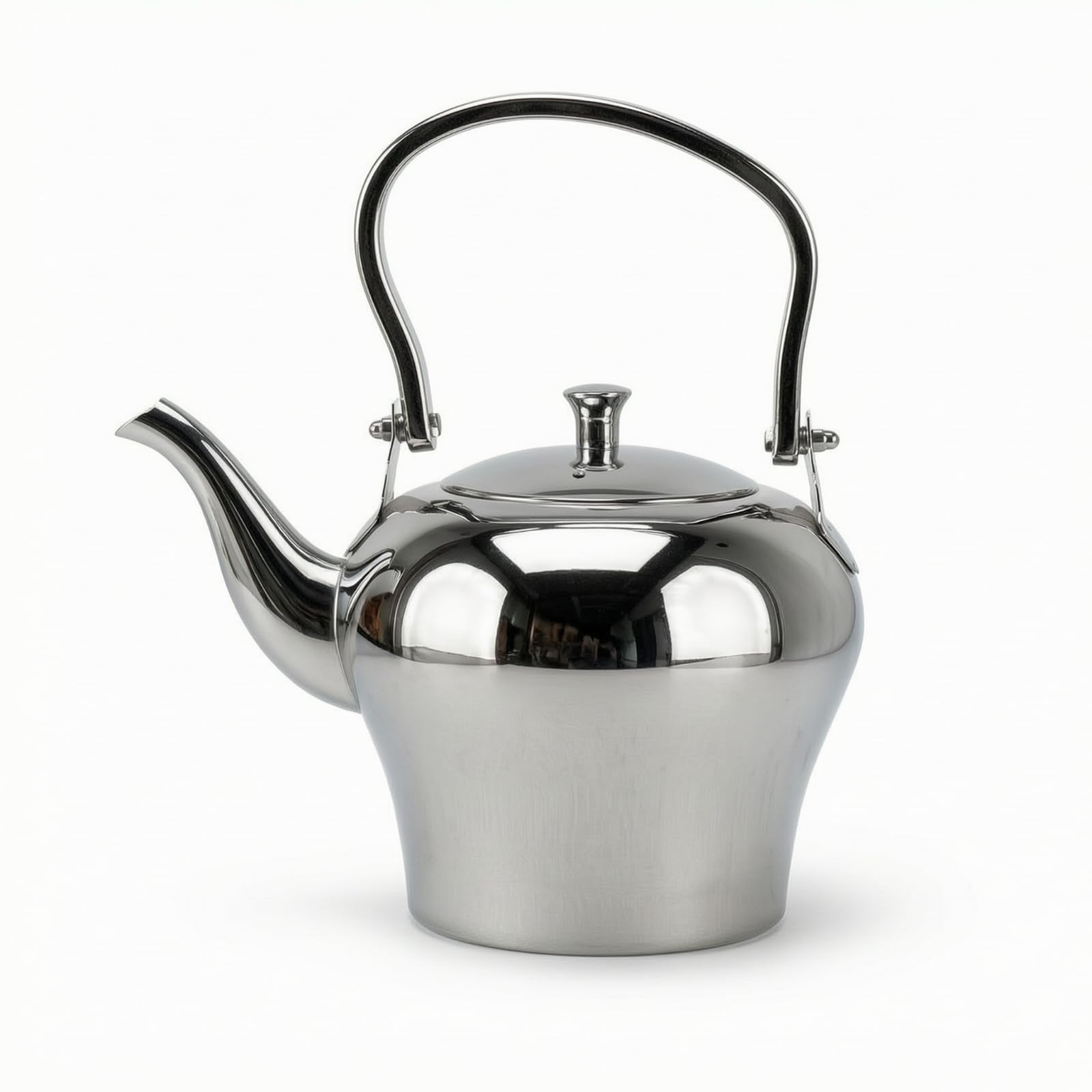 Tetera de Acero Inoxidable Tetera Hervidor Jarra con Asa Arqueada Cómoda y Vertido Preciso sin Derrames Acabado Pulido Clásico para, Array, color to 4, 1.6L