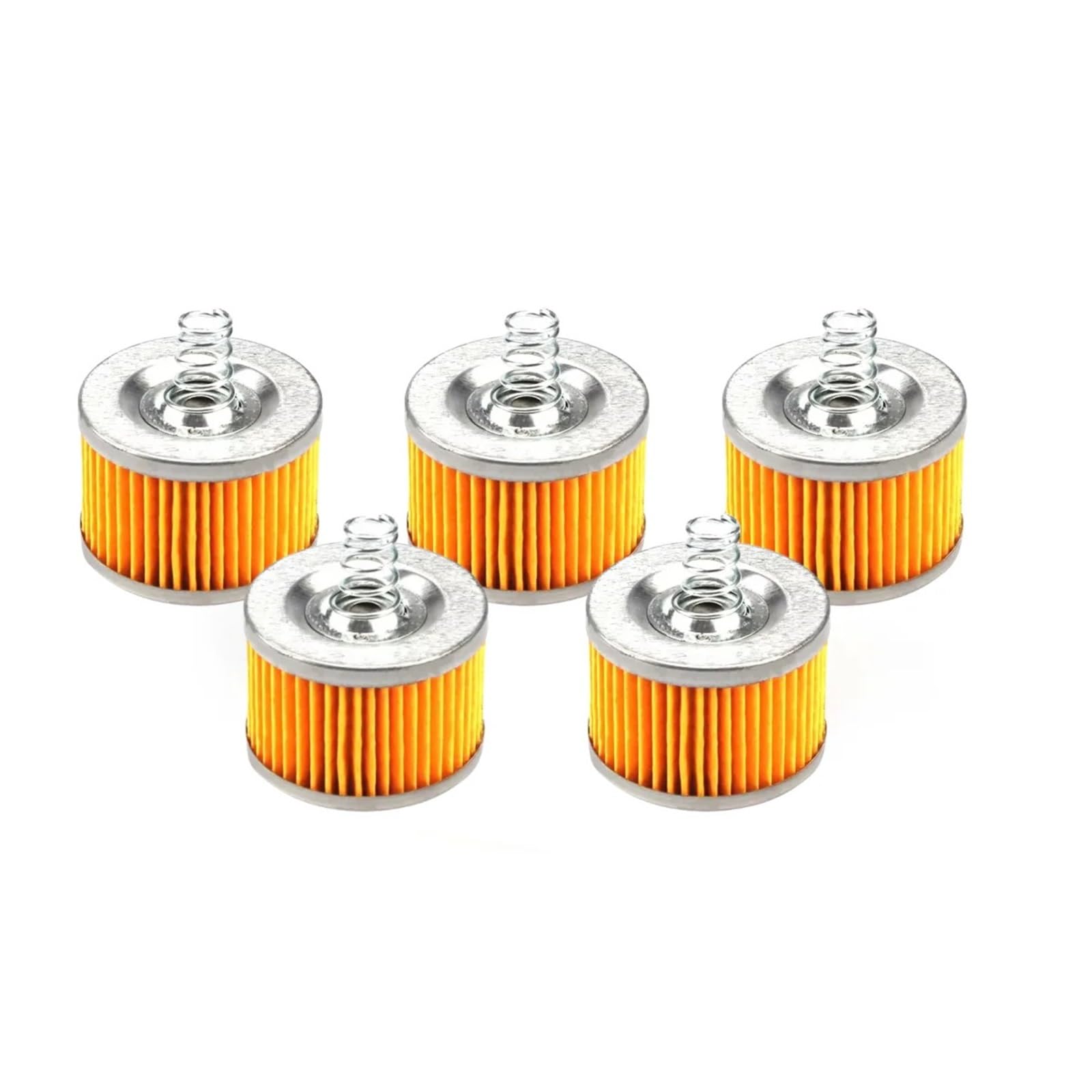 filtr oleju motocyklowego Filtr oleju Uniwersalny filtr paliwa benzynowego do motocykla, skutera, benzyny, narzędzia, Moto, ATV, sprężynowy filtr paliwa(5 PCS)