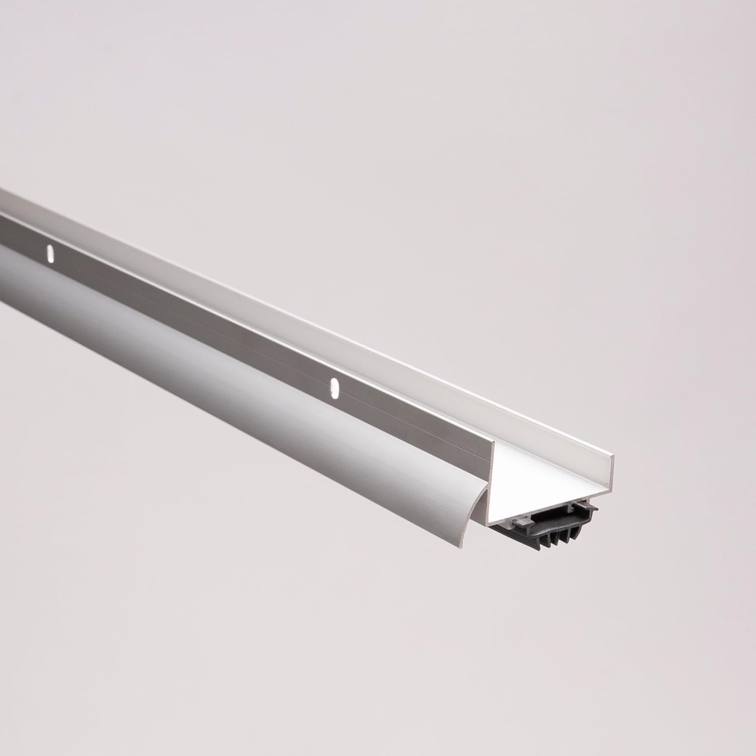 Premium H-Shape Aluminum Door Sweep – Long-Lasting Bottom Seal for Home and Commercial Entryways – Available in Silver and Black – Multiple Sizes (Silver, 42 inch)