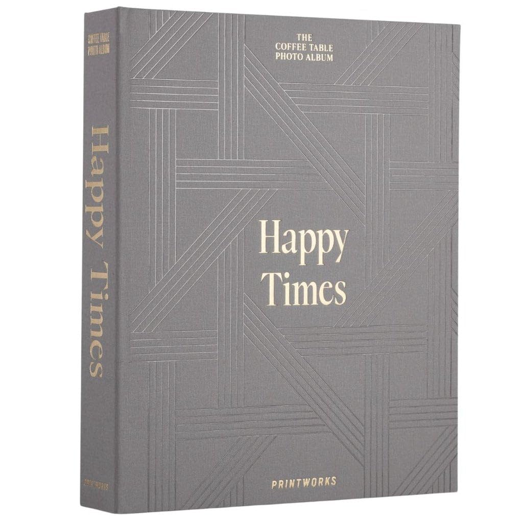Printworks Grey/Gold/Black Happy Times