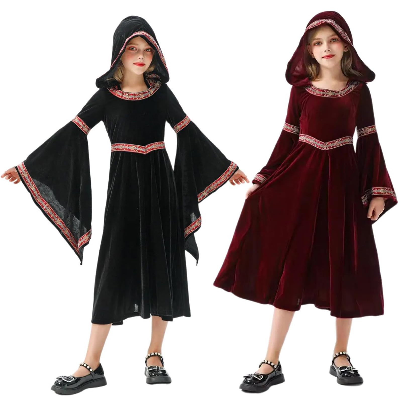 Mystical Courts Themen Kinderkleid mit Kapuze | Hoodie Upgrades für die Halloween Party, Enchanting Courts inspiriert Kinderkleid mit Kapuzen