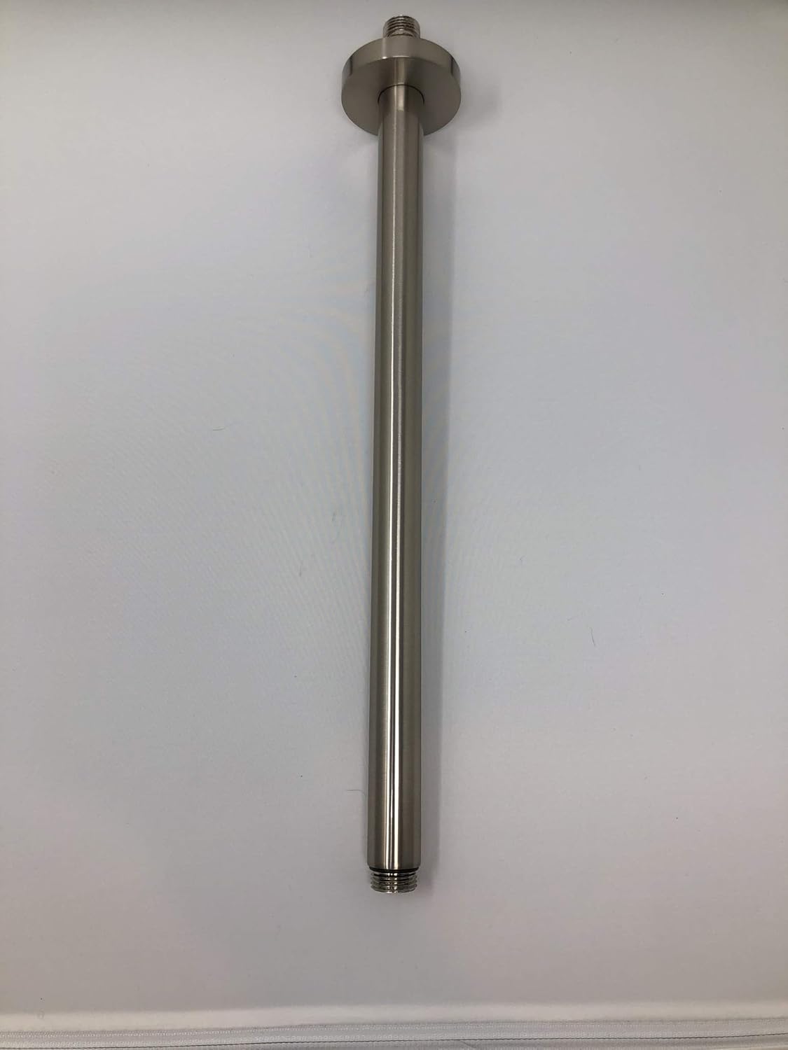 Get Special Price Ceiling Mount Shower Arm and Escutcheon with 1/2-Inch NPT Thread (16, Brushed Nickel)