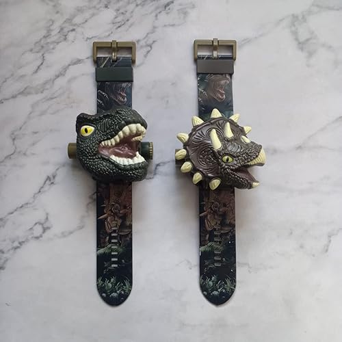 Miniatura 9 de RAYCHY Reloj Dinosaurio Linterna Proyector Juguetes Patrón Animal Antorcha Juguetes Educativos Regalo
