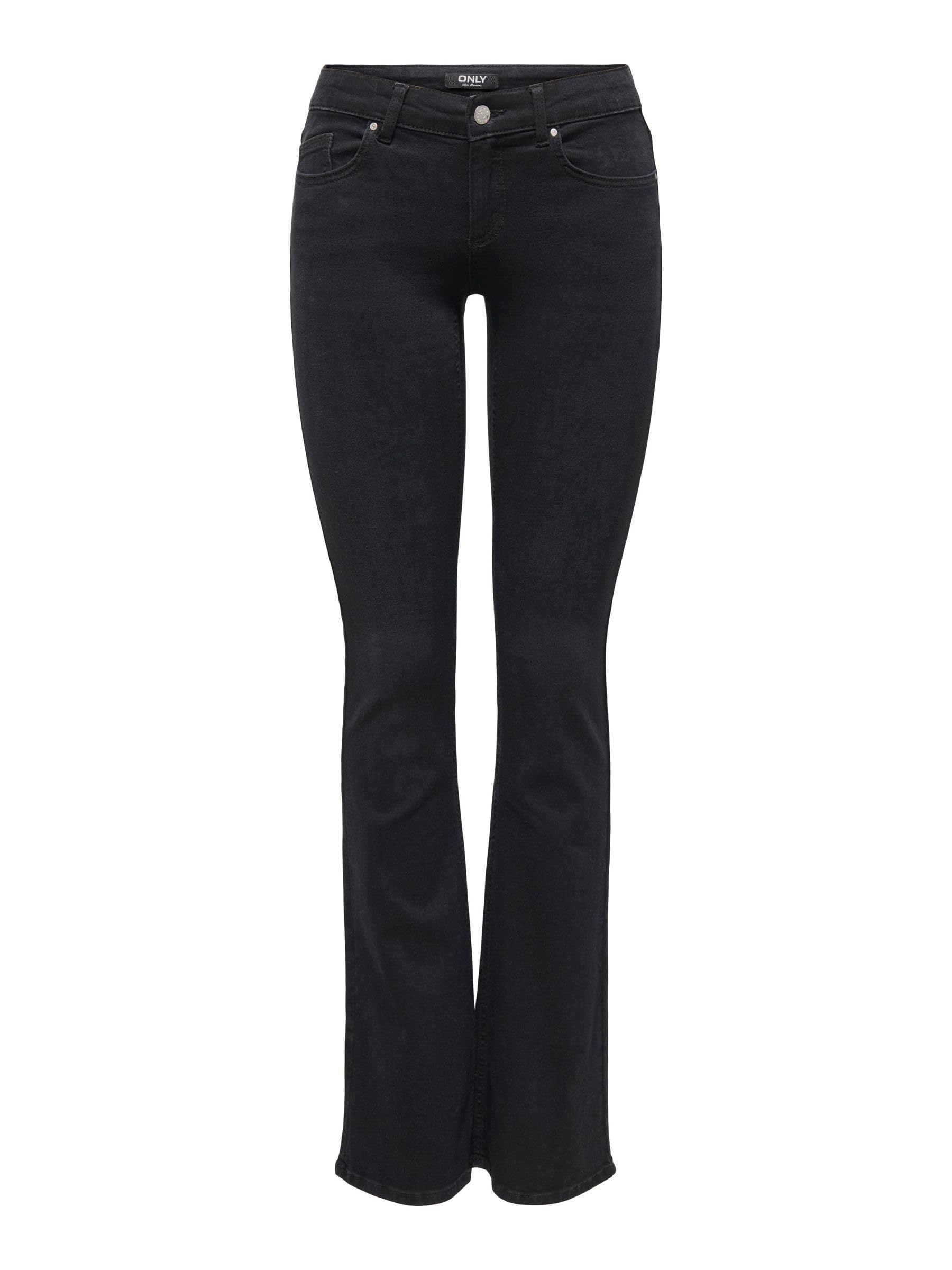 ONLY Female Flared fit Jeans ONLBLUSH Niedrige Taille Flared Jeans