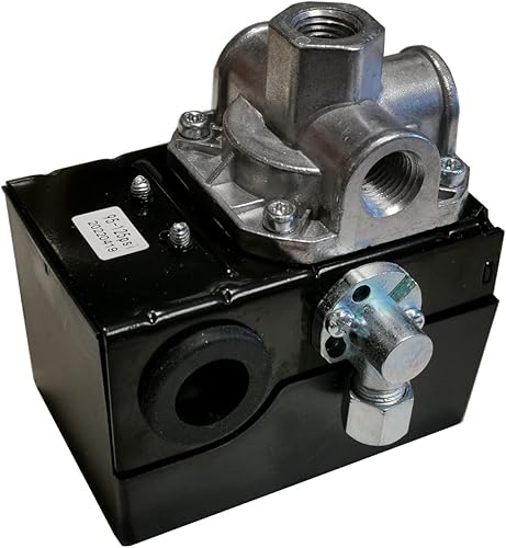 XIAOWEI Interruptor de presión CW207576AV para compresor de aire Campbell Hausfeld 95/125 PSI compatible con 69JG109569R 69JF7LY2C