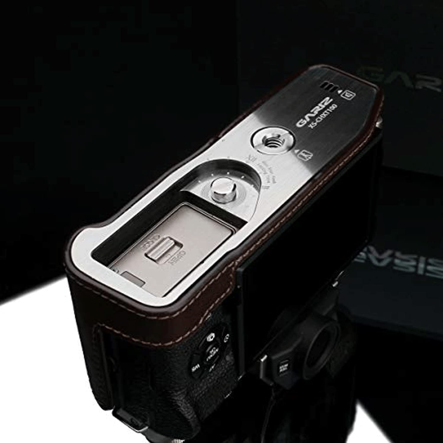 Amazon.com : Gariz XS-CHXT100BR Genuine Leather Half Case for Fuji
