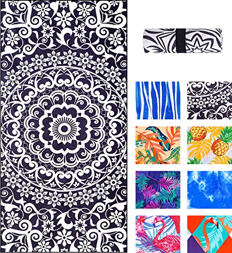 Dolxico Microfiber Beach Towel 32 X 63 Large Sand Free Quick Dry Towel Super Lightweight Travel Towel Personalized Pool Swim Shower Camping Beach Towels Kids Adults Women Beach Accessories Beach Gifts #TOP6