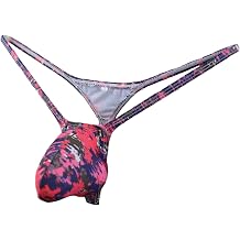Mens G-String Swim Thong Bulge Pouch Bikini Underwear WSS129