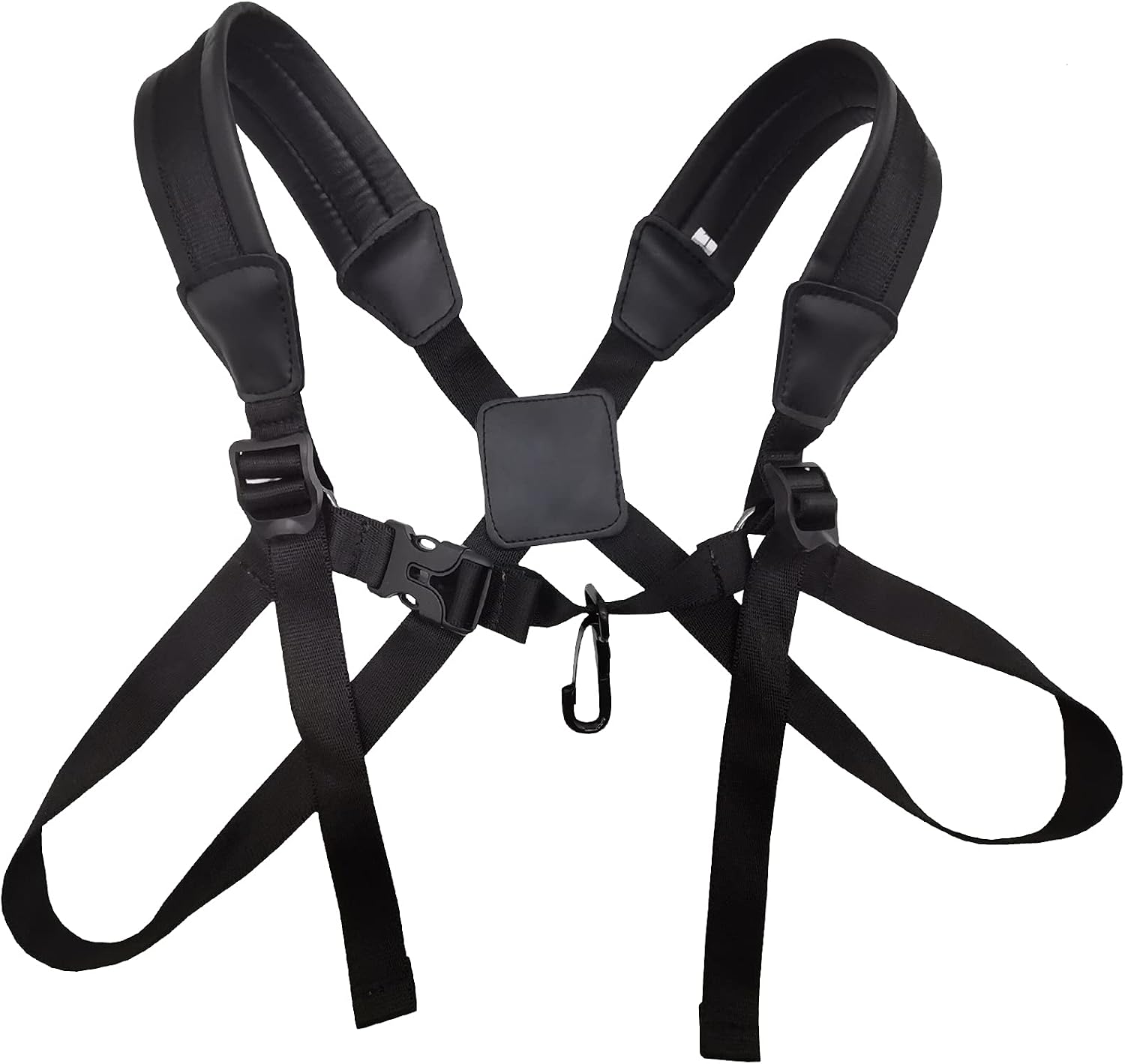 Saxophone Harness Sax Strap No Stress on Neck Soft Shoulder Padded for Alto Tenor Baritone Clarinet,Large Size