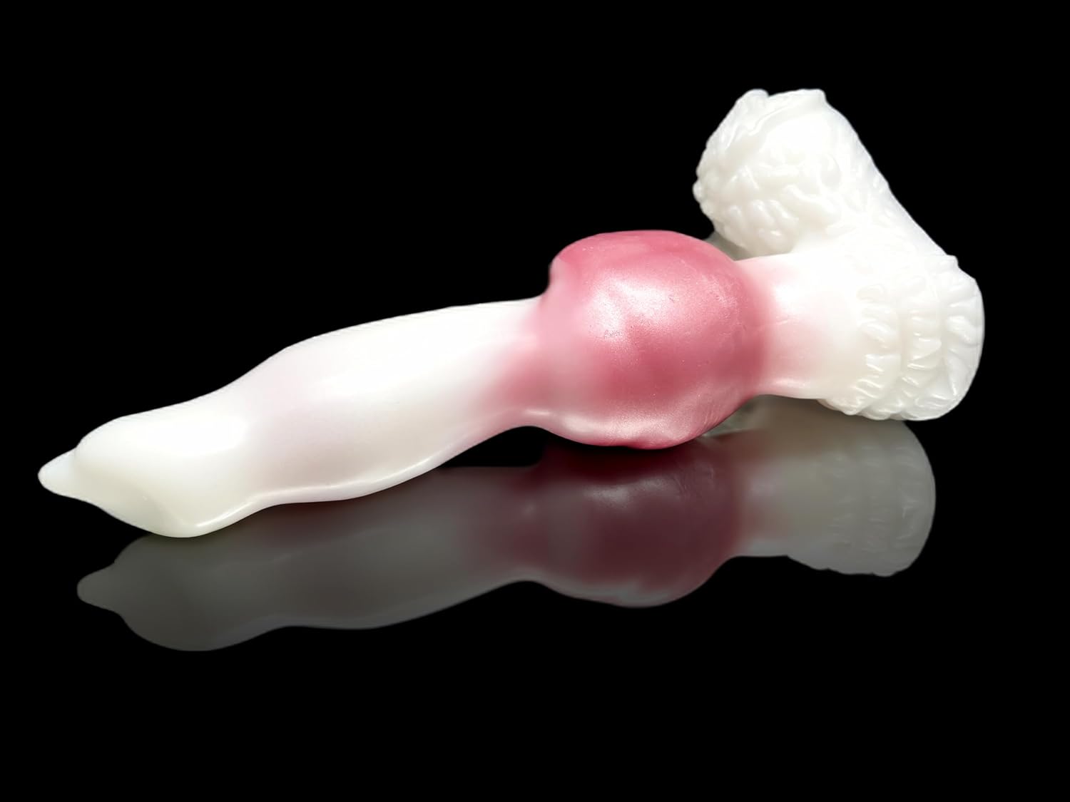 FlirtyDawg Fantasy Monster Werewolf Alien Dildo Adult Anal Realistic Sex Toy  Butt Plug Platinum Silicone Knotted