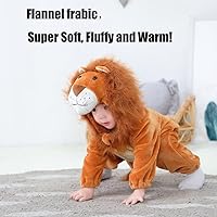 Vista 71 de Disfraz de bebé de Halloween para niños pequeños, rómper, mameluco para niños o niñas, ropa de animales, de 2 a 36 meses Dinosaurio rojo