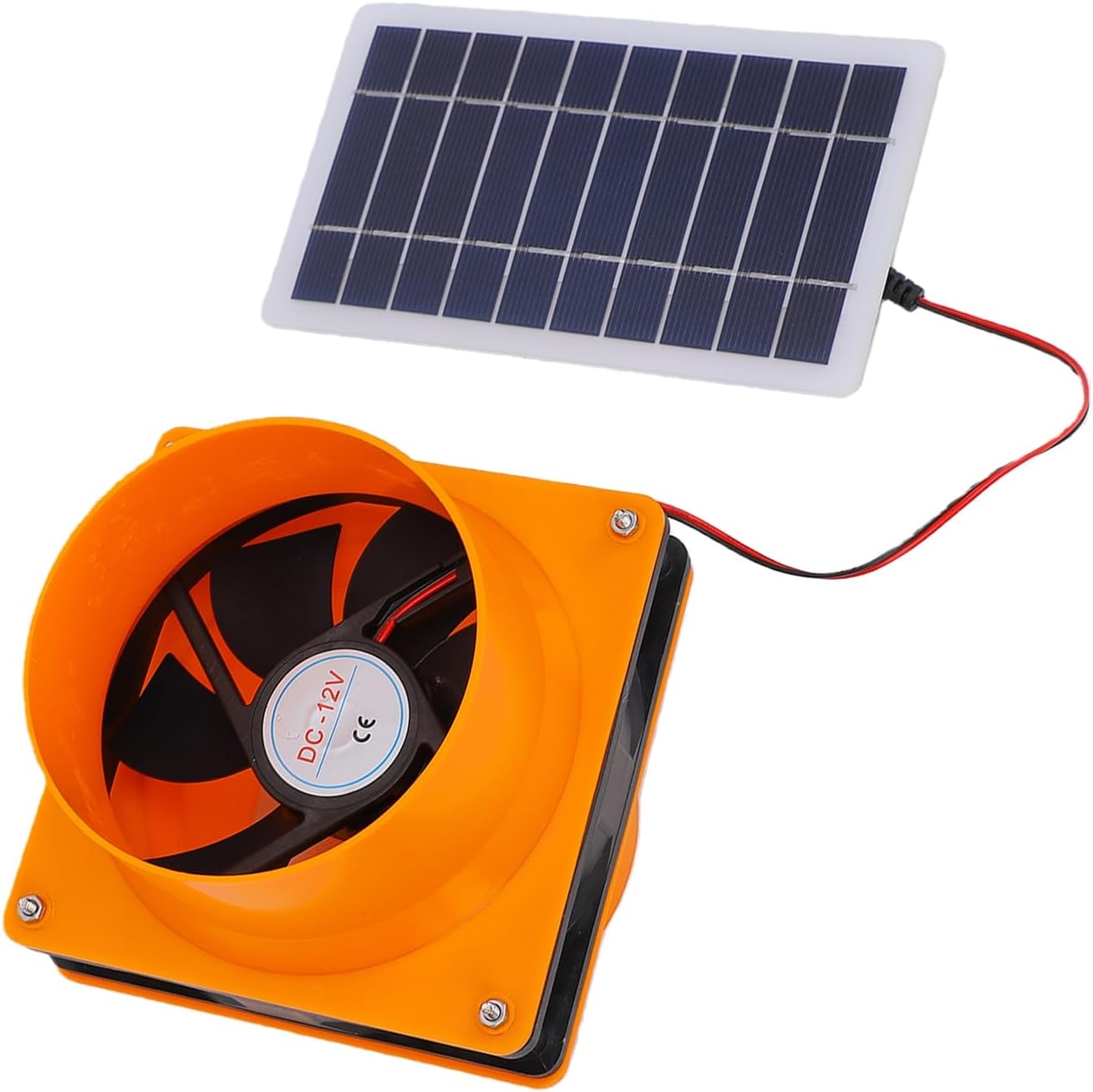 Solar Duct Exhaust Fan, 130CFM Air Volume