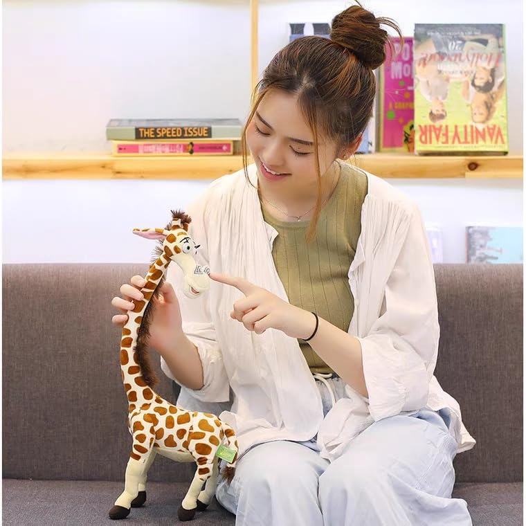 Linda película Madagascar Jirafa Peluche Juguete Jirafa de Peluche Decoración de la habitación de muñecas para niños Regalos de cumpleaños Jirafa 70cm