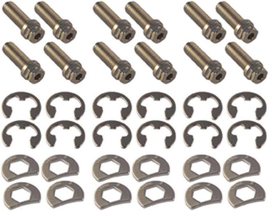 Stage 8 8911A 1" Locking Header Bolt Kit for GM Small Block